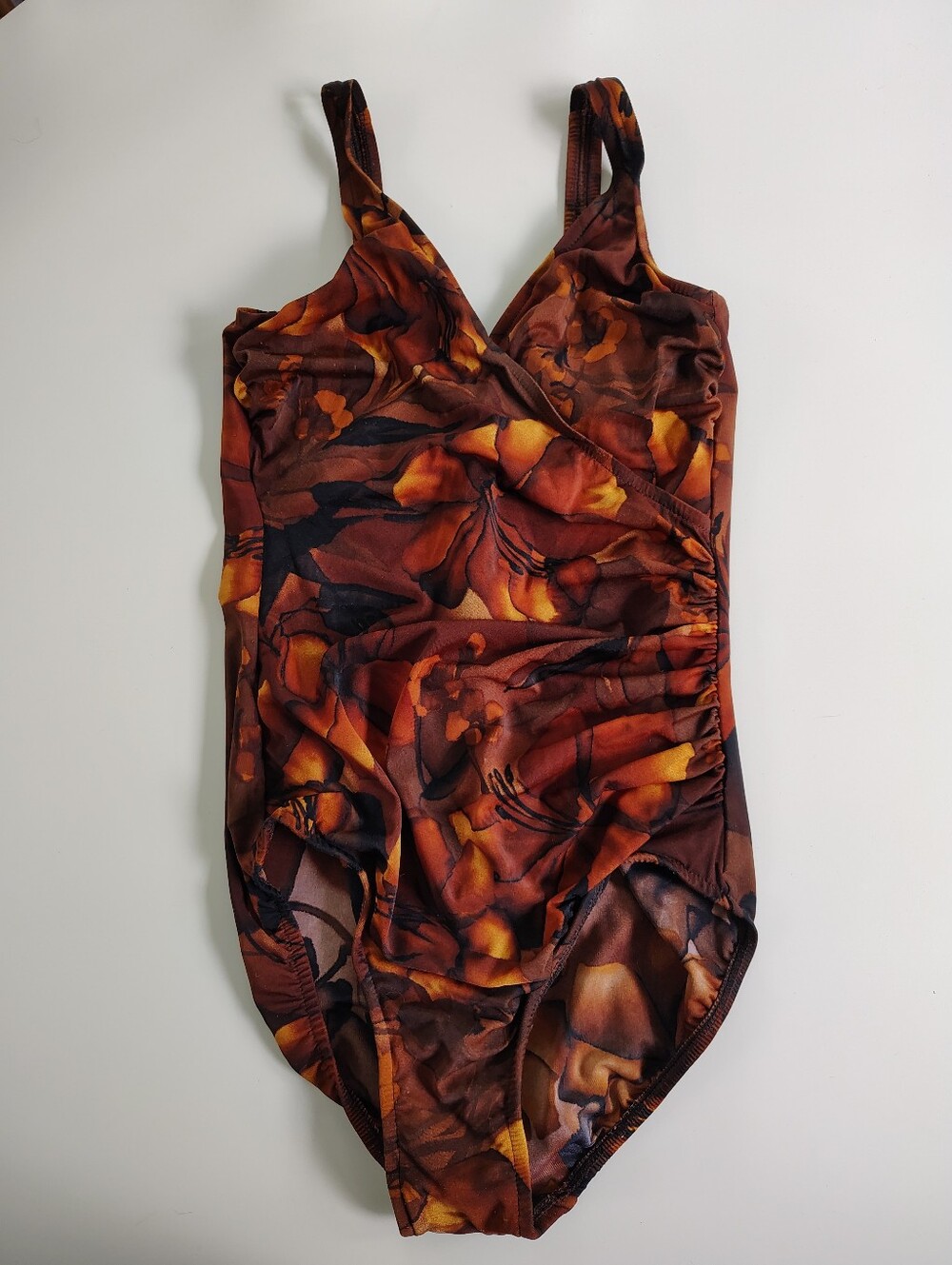 Miraclesuit Pandora Floral One-Piece Swimsuit Size 12